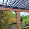 Lamellendach auf einer veranda Lamellenüberdachungen